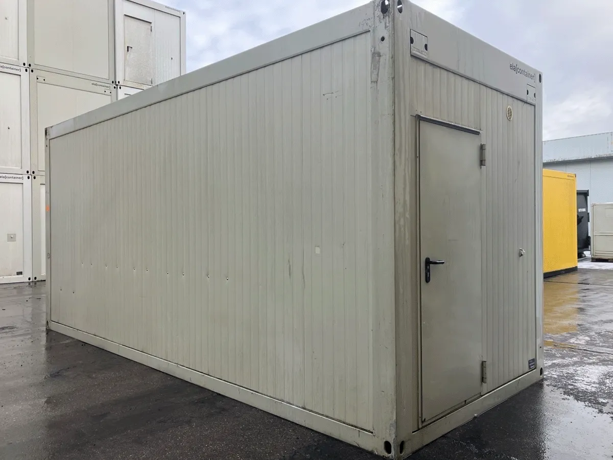 20 fuß sanitärcontainer gebraucht mit kompakter containerbauweise außen