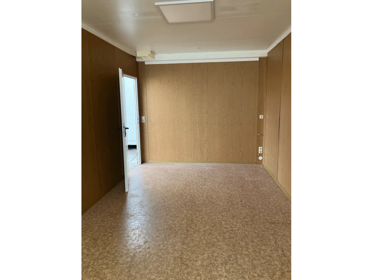 innenraum buerocontainer mit tuer pvc boden modulcontainer buero gebraucht