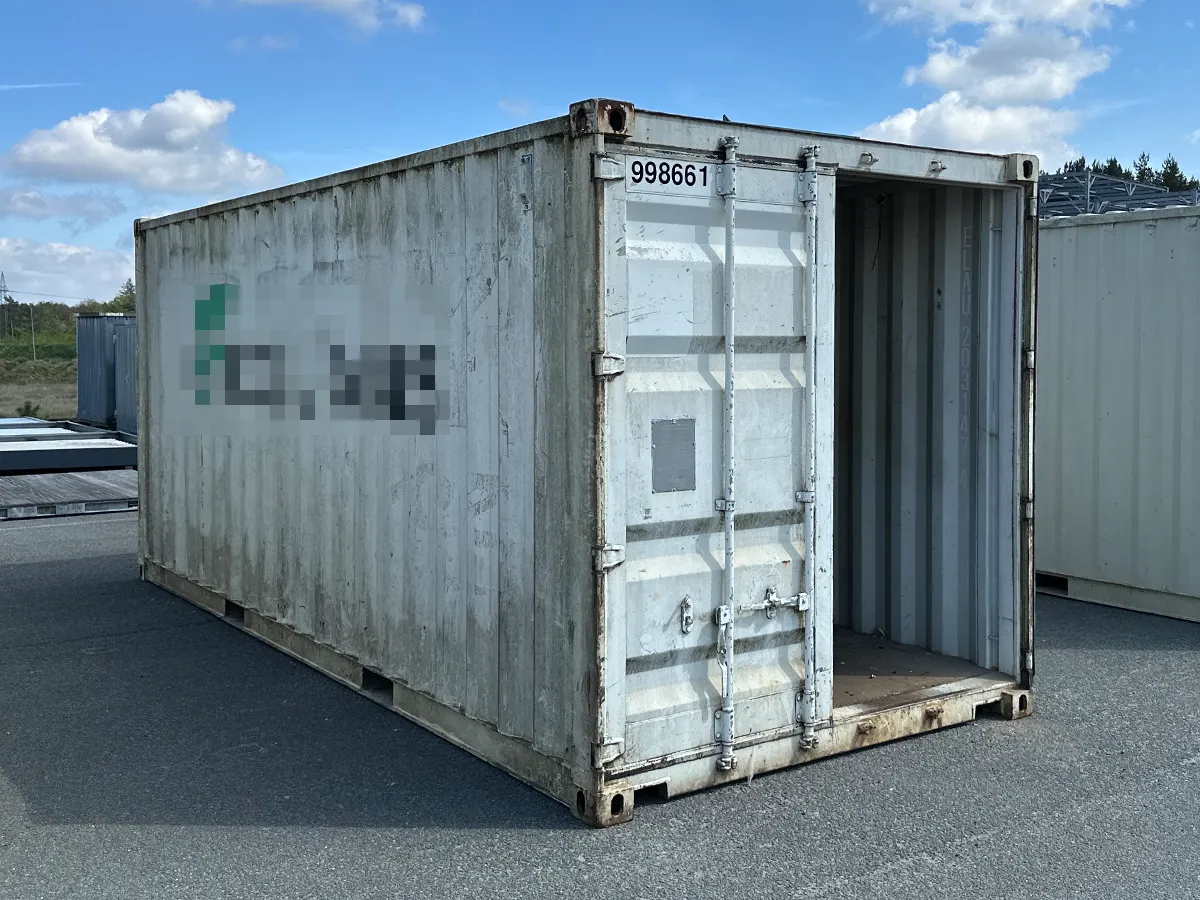 20 Fuß Lagercontainer mit Regal und Elektroinstallation