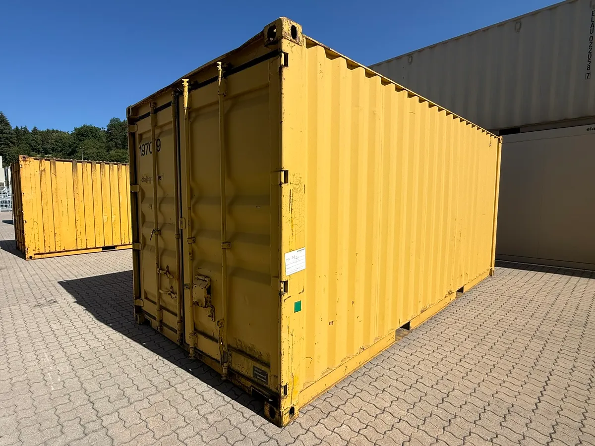 20 Fuß Lagercontainer mit Regal und Elektroinstallation