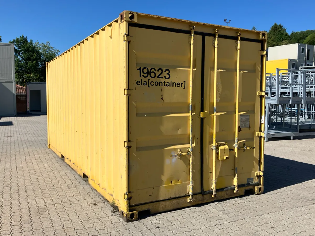 20 Fuß Lagercontainer mit Regal und Elektroinstallation